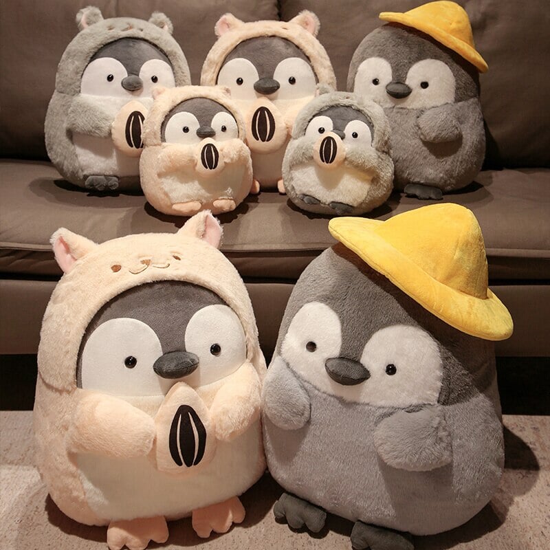 Cute Cuddly Penguin Plushie Family | NEW - Kawaiies - Adorable - Cute - Plushies - Plush - Kawaii