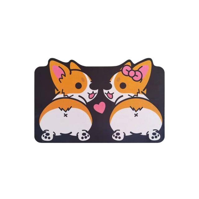 Cute Dog Bathroom Mat - Kawaiies - Adorable - Cute - Plushies - Plush - Kawaii