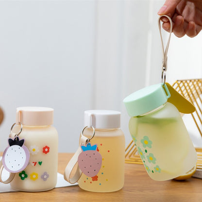 Cute Flowers Small Water Bottle - Kawaiies - Adorable - Cute - Plushies - Plush - Kawaii