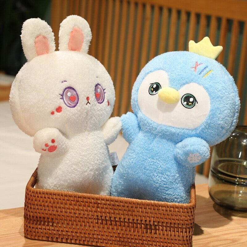 Cute Fluffy Animal Plushie Mascots - Kawaiies - Adorable - Cute - Plushies - Plush - Kawaii