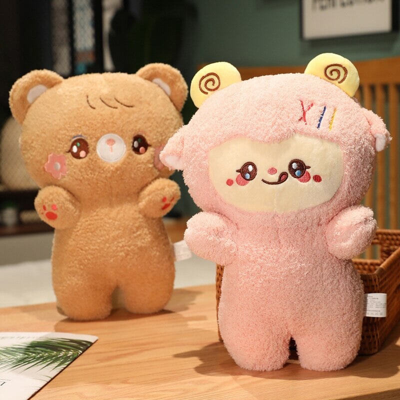 Cute Fluffy Animal Plushie Mascots - Kawaiies - Adorable - Cute - Plushies - Plush - Kawaii