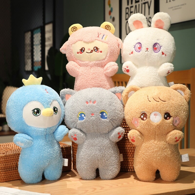 Cute Fluffy Animal Plushie Mascots