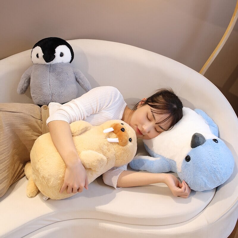 kawaiies-softtoys-plushies-kawaii-plush-Cute Fluffy Penguin Walrus Plushies Soft toy 
