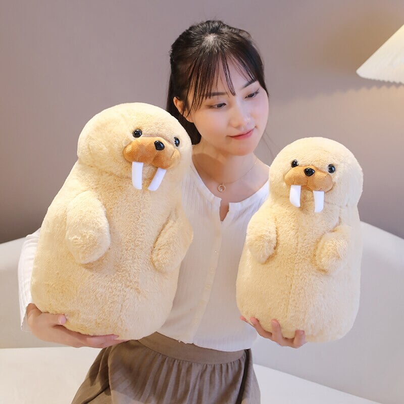 kawaiies-softtoys-plushies-kawaii-plush-Cute Fluffy Penguin Walrus Plushies Soft toy 