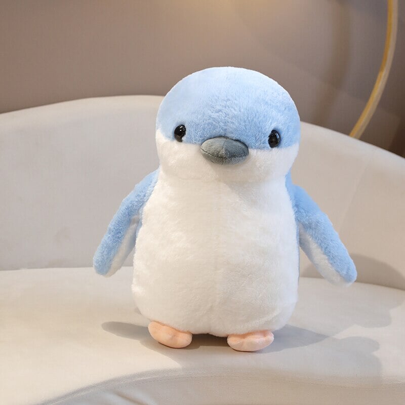 kawaiies-softtoys-plushies-kawaii-plush-Cute Fluffy Penguin Walrus Plushies Soft toy Blue Penguin 14in / 35cm 