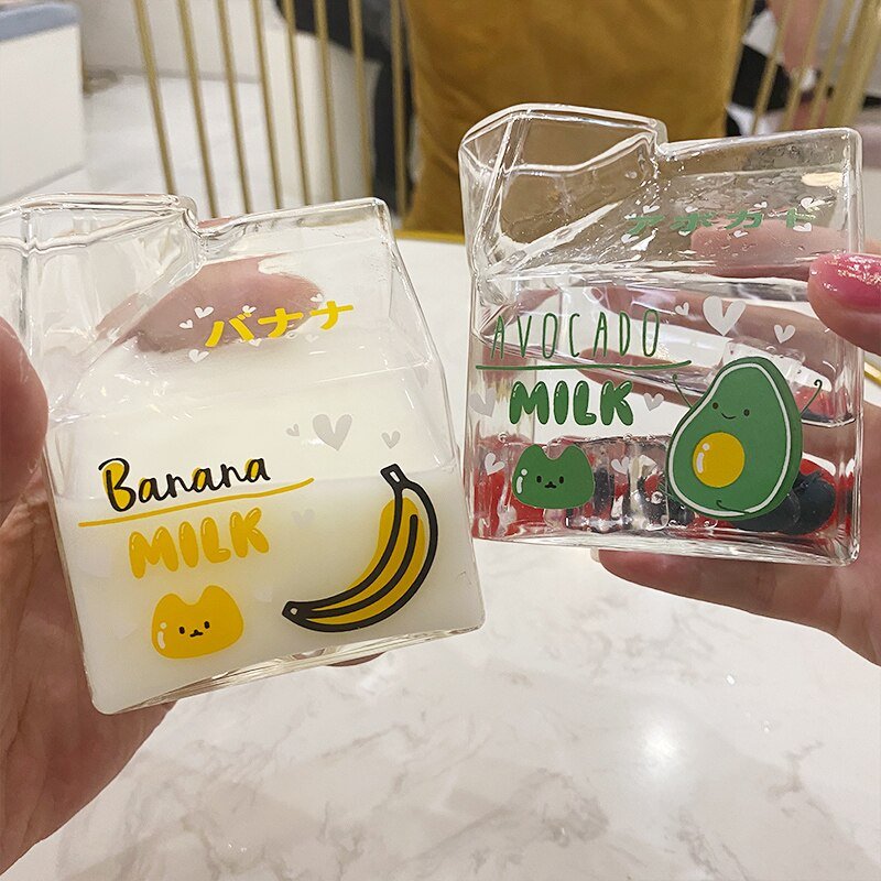 Cute Fruit Milk Carton Shape Cup - Kawaiies - Adorable - Cute - Plushies - Plush - Kawaii