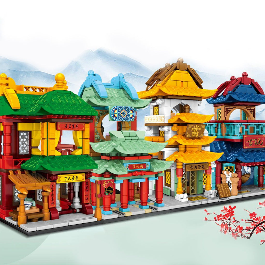 Jiangsu Streets Stores Set 2 Building Sets - Kawaiies - Adorable - Cute - Plushies - Plush - Kawaii