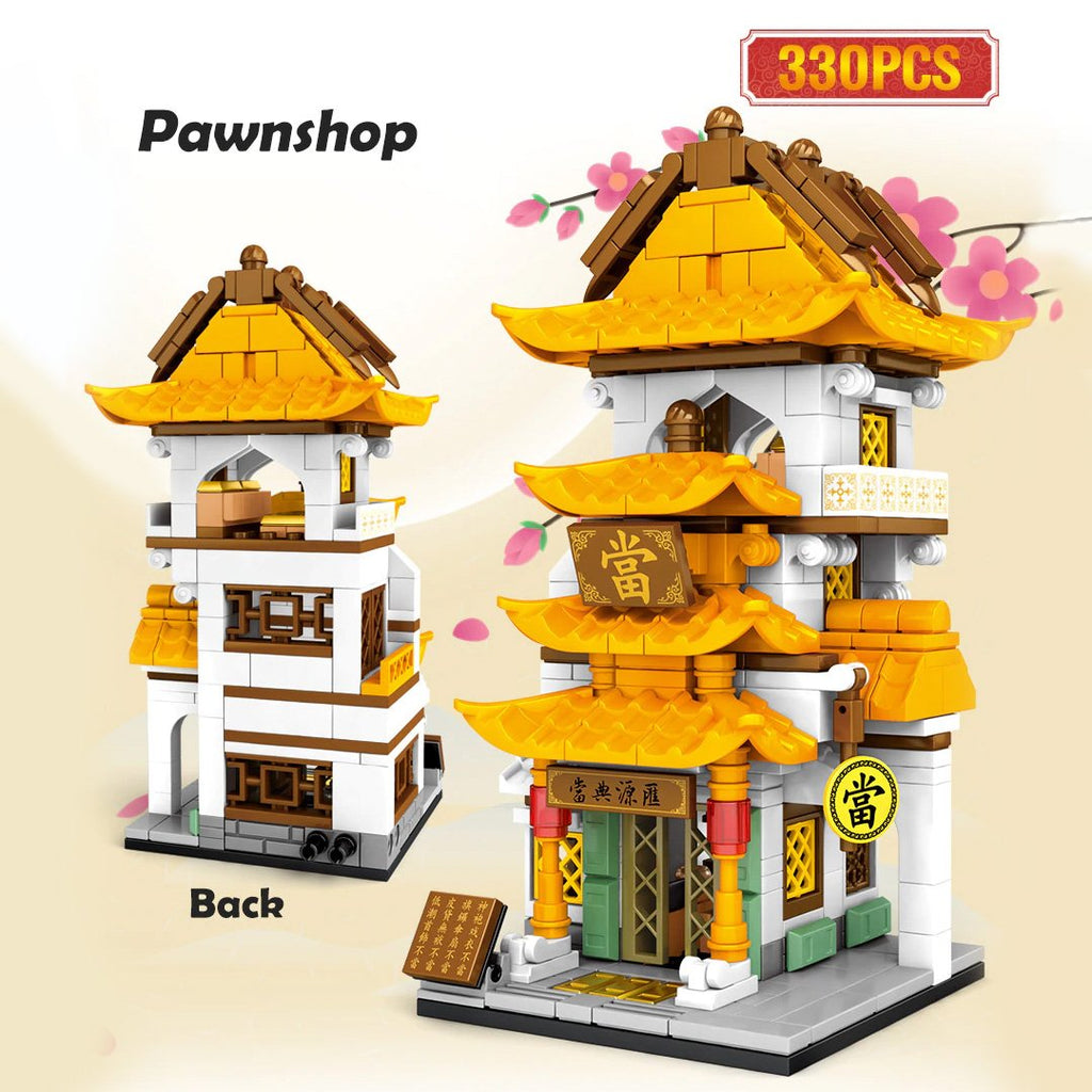 Jiangsu Streets Stores Set 2 Building Sets - Kawaiies - Adorable - Cute - Plushies - Plush - Kawaii