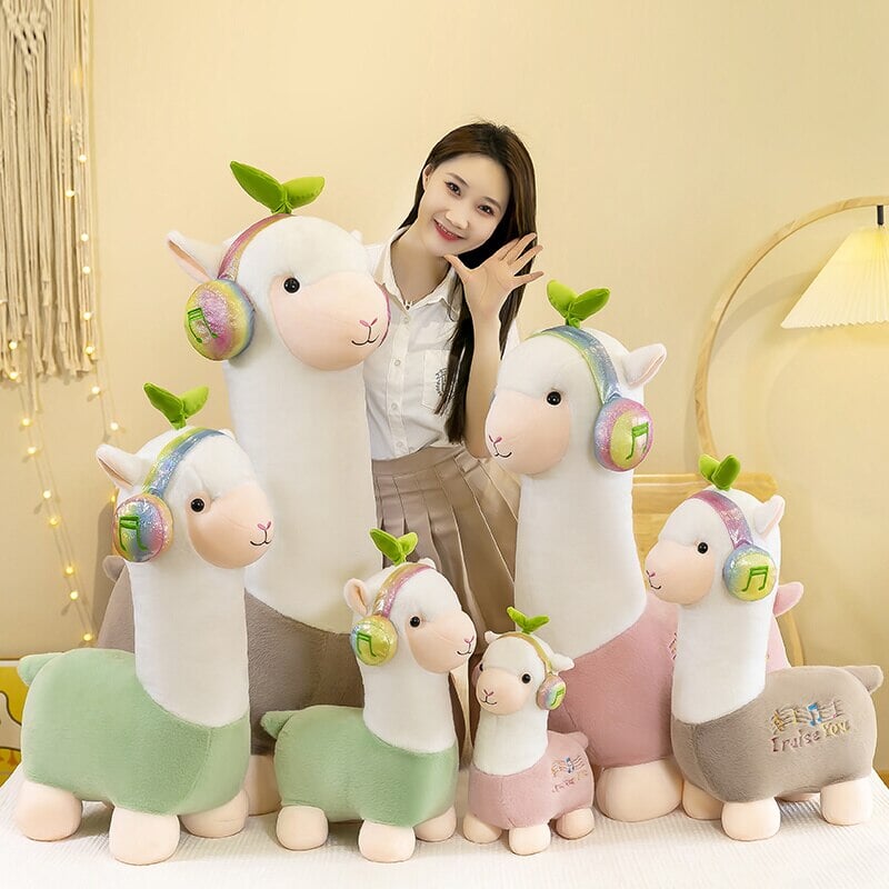 Cute Musical Alpaca Plushie - Kawaiies - Adorable - Cute - Plushies - Plush - Kawaii
