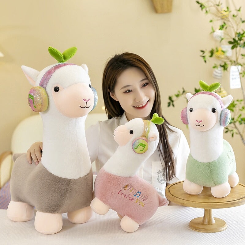 Cute Musical Alpaca Plushie - Kawaiies - Adorable - Cute - Plushies - Plush - Kawaii