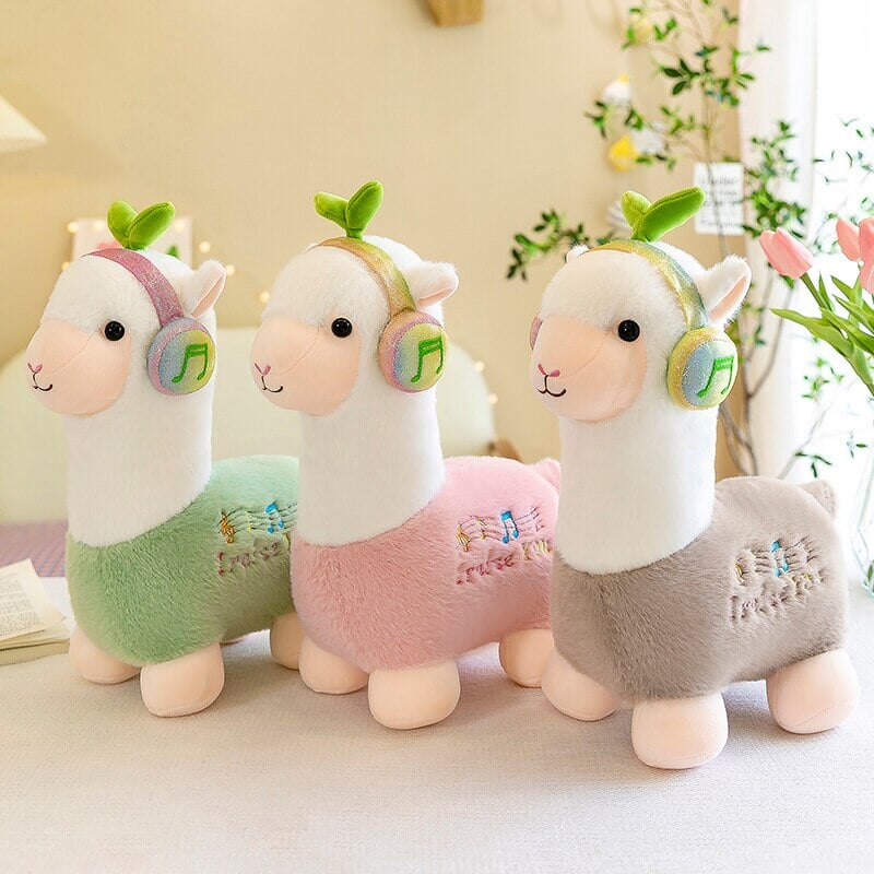 Cute Musical Alpaca Plushie - Kawaiies - Adorable - Cute - Plushies - Plush - Kawaii