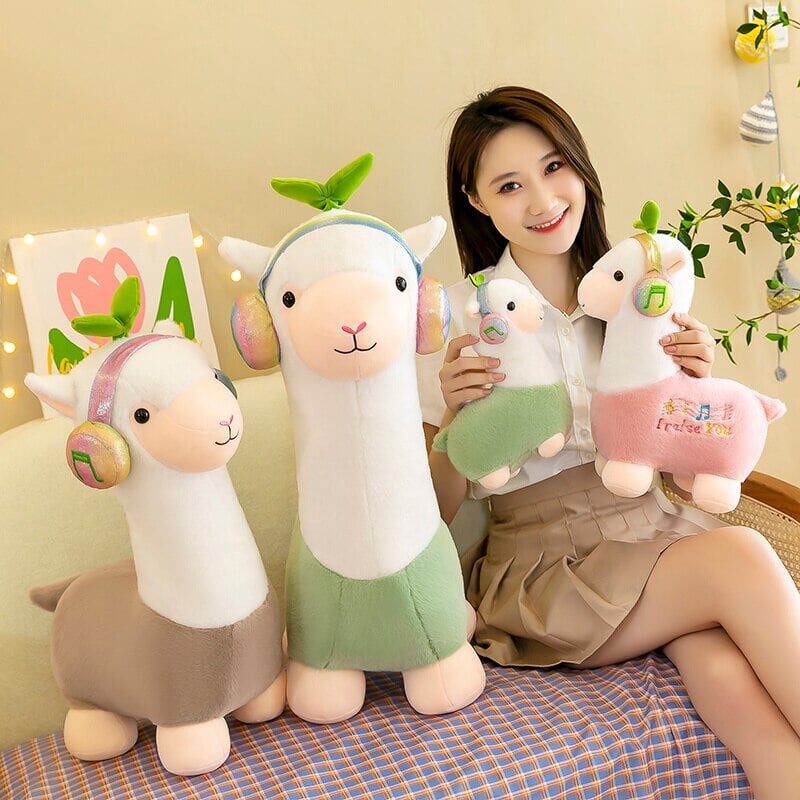 Cute Musical Alpaca Plushie - Kawaiies - Adorable - Cute - Plushies - Plush - Kawaii