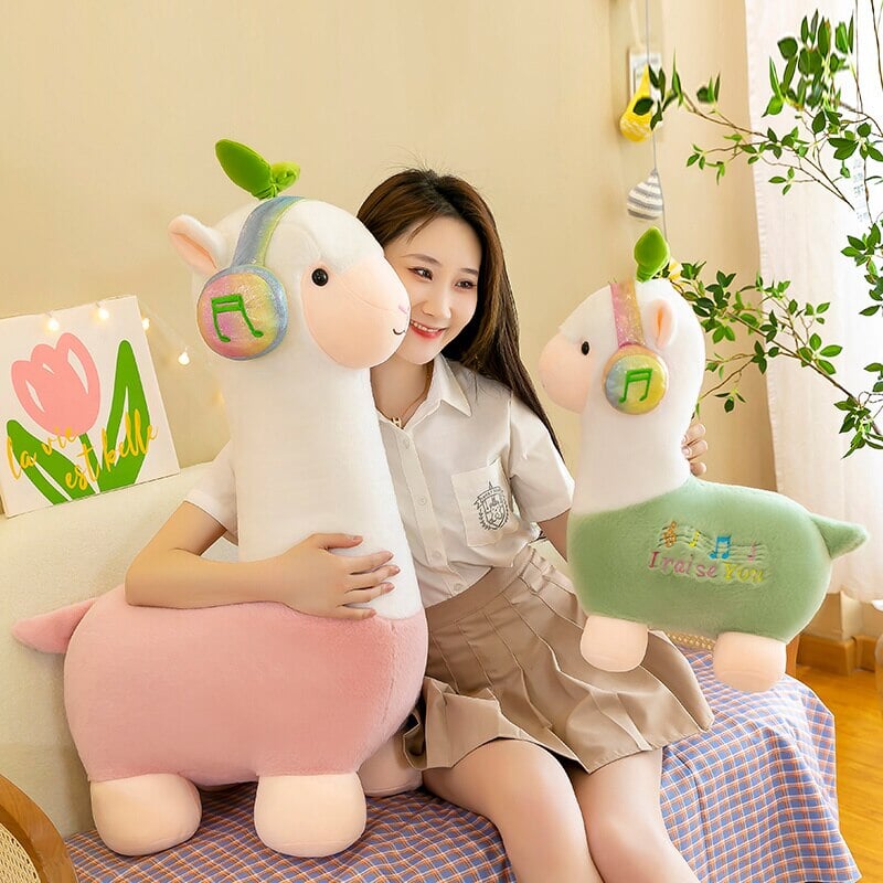 Cute Musical Alpaca Plushie - Kawaiies - Adorable - Cute - Plushies - Plush - Kawaii