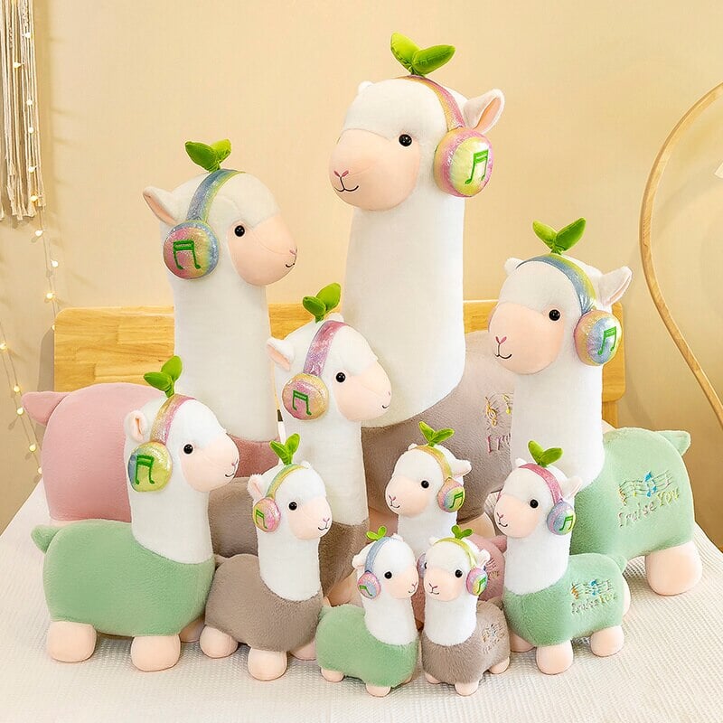 Cute Musical Alpaca Plushie - Kawaiies - Adorable - Cute - Plushies - Plush - Kawaii