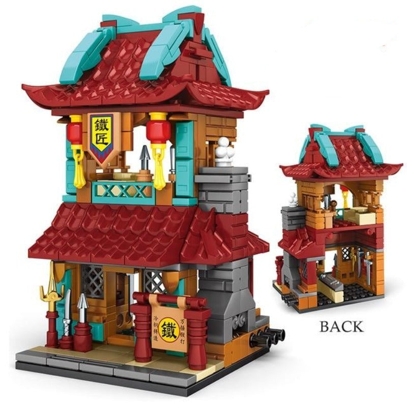 Jiangsu Streets Stores Set 1 Building Sets - Kawaiies - Adorable - Cute - Plushies - Plush - Kawaii