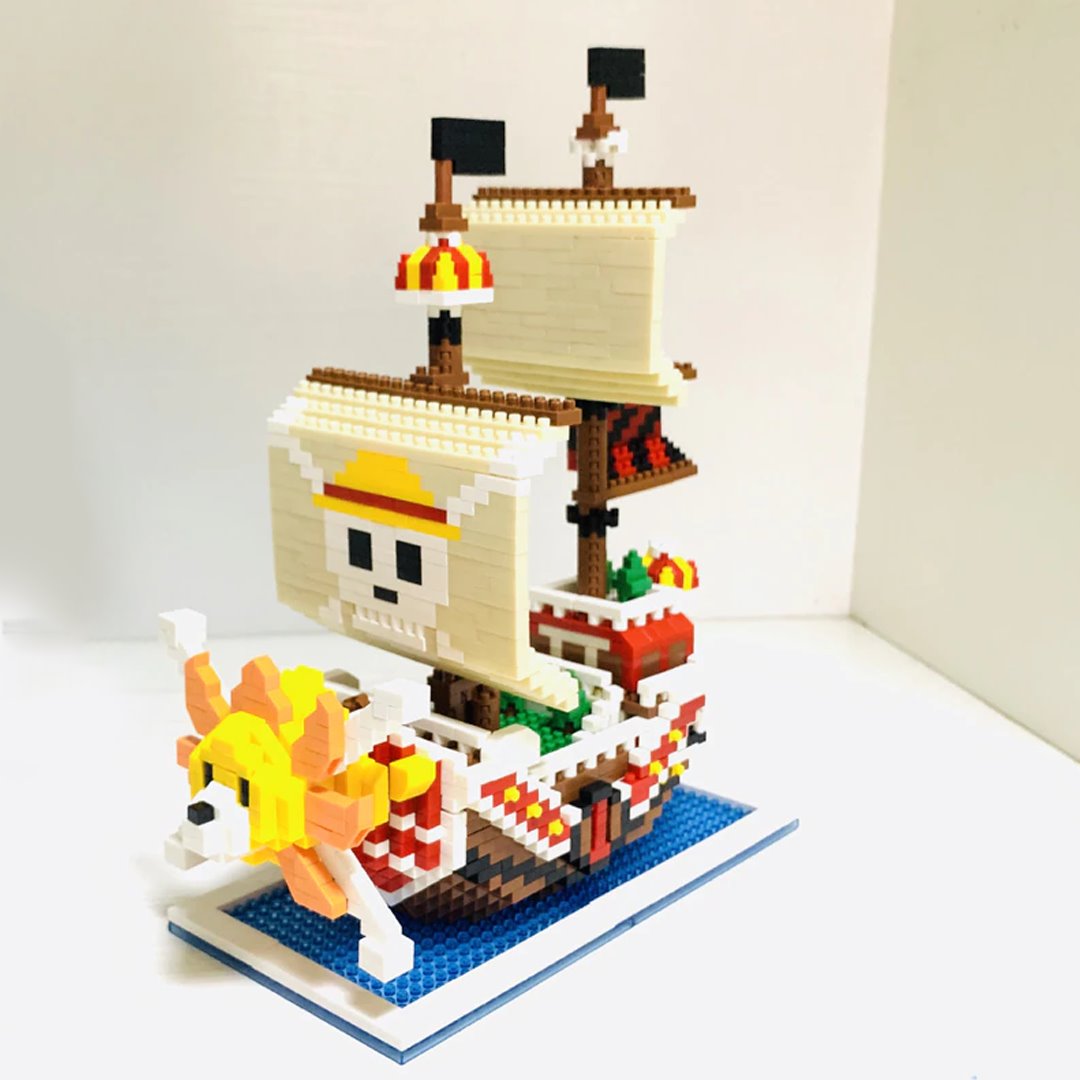 Cute Nano One Piece Pirate Ships Building Sets – Kawaiies