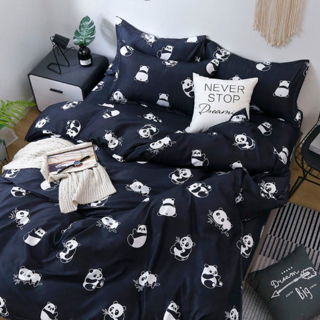 Cute Panda Bedding Set - Kawaiies - Adorable - Cute - Plushies - Plush - Kawaii