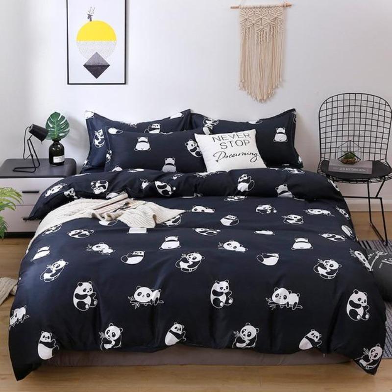 Cute Panda Bedding Set - Kawaiies - Adorable - Cute - Plushies - Plush - Kawaii