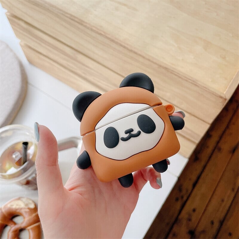 Cute Panda Biscuit Airpods Case (1&2&3&Pro) - Kawaiies - Adorable - Cute - Plushies - Plush - Kawaii