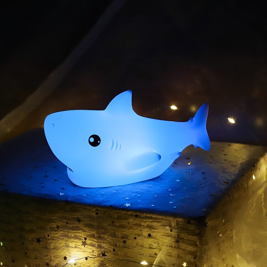 Cute Shark LED Night Light - Kawaiies - Adorable - Cute - Plushies - Plush - Kawaii