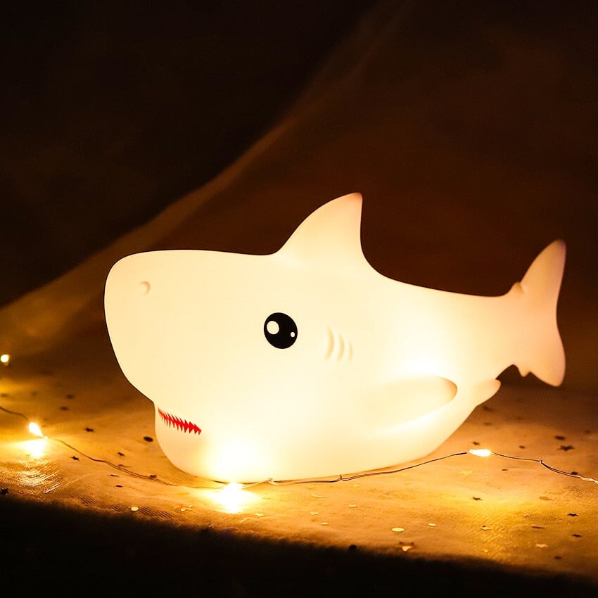 Cute Shark LED Night Light - Kawaiies - Adorable - Cute - Plushies - Plush - Kawaii