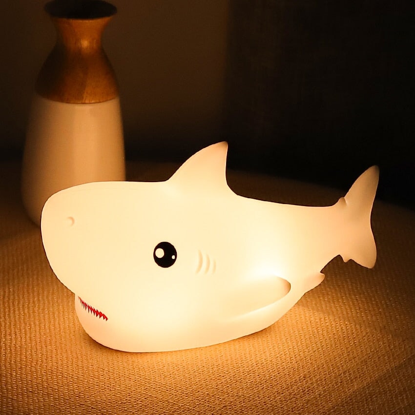 Cute Shark LED Night Light - Kawaiies - Adorable - Cute - Plushies - Plush - Kawaii