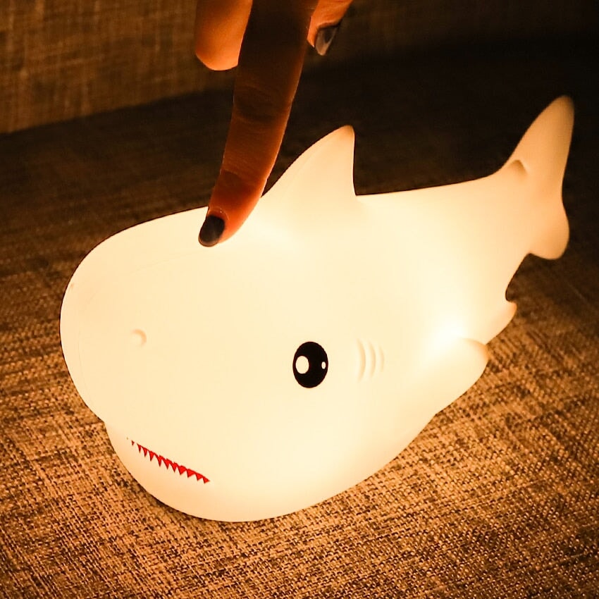 Cute Shark LED Night Light - Kawaiies - Adorable - Cute - Plushies - Plush - Kawaii