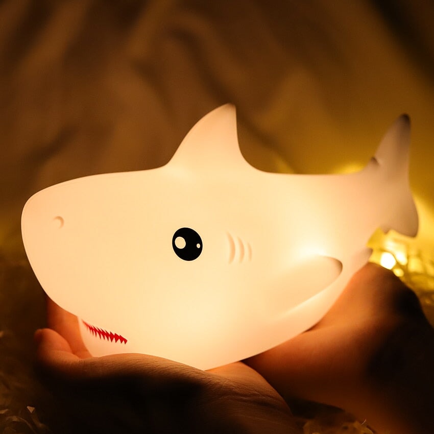 Cute Shark LED Night Light - Kawaiies - Adorable - Cute - Plushies - Plush - Kawaii