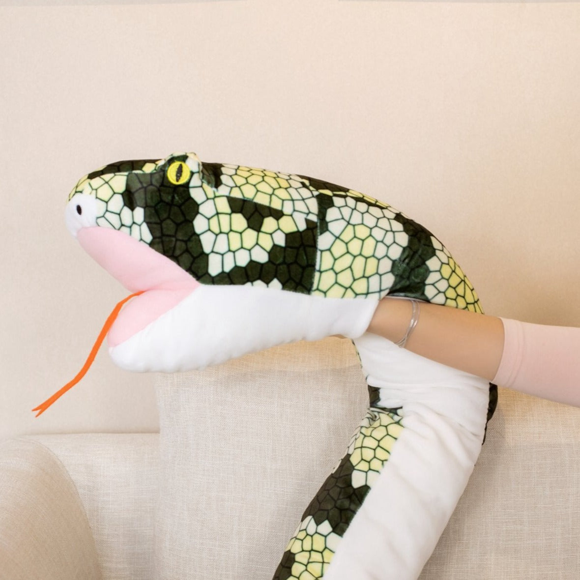Diablo & Ivy the 63" Snake Plushies - Kawaiies - Adorable - Cute - Plushies - Plush - Kawaii