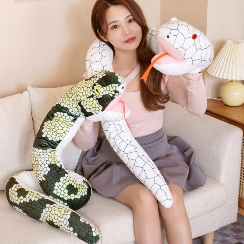 Diablo & Ivy the 63" Snake Plushies - Kawaiies - Adorable - Cute - Plushies - Plush - Kawaii