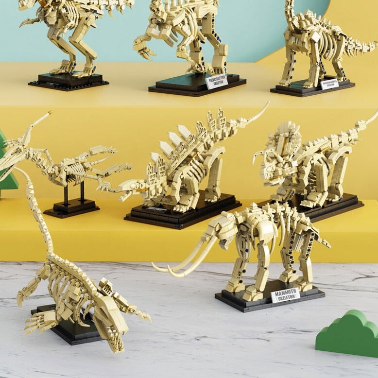 Dinosaur Fossil Skeletons Building Blocks Collection 2 | LIMITED STOCK - Kawaiies - Adorable - Cute - Plushies - Plush - Kawaii