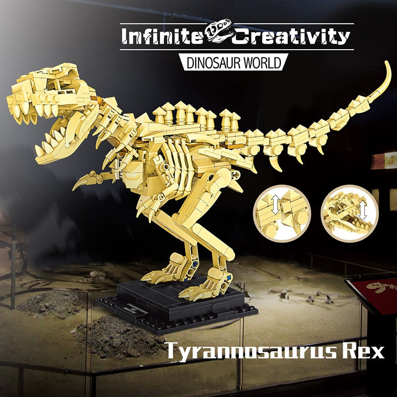 Dinosaur Fossil Skeletons Building Blocks Collection 2 | LIMITED STOCK - Kawaiies - Adorable - Cute - Plushies - Plush - Kawaii