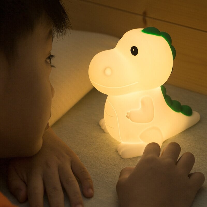 Dinosaur Silicone LED Night Light Cartoon Children - Kawaiies - Adorable - Cute - Plushies - Plush - Kawaii