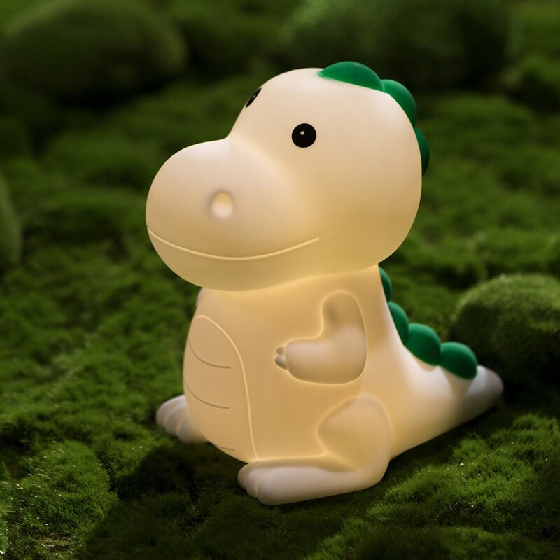 Dinosaur Silicone LED Night Light Cartoon Children - Kawaiies - Adorable - Cute - Plushies - Plush - Kawaii