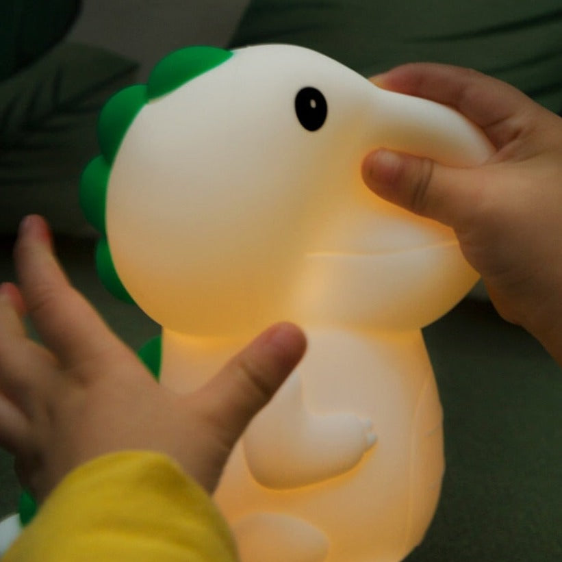 Dinosaur Silicone LED Night Light Cartoon Children - Kawaiies - Adorable - Cute - Plushies - Plush - Kawaii