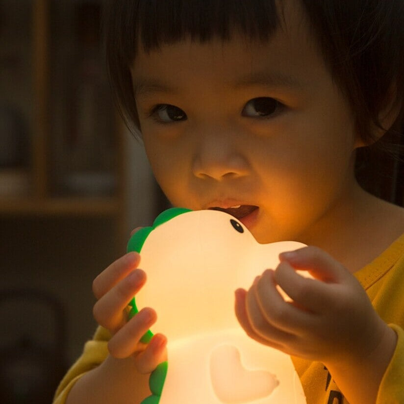 Dinosaur Silicone LED Night Light Cartoon Children - Kawaiies - Adorable - Cute - Plushies - Plush - Kawaii