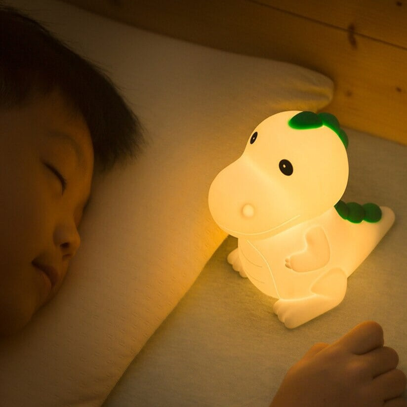 Dinosaur Silicone LED Night Light Cartoon Children - Kawaiies - Adorable - Cute - Plushies - Plush - Kawaii
