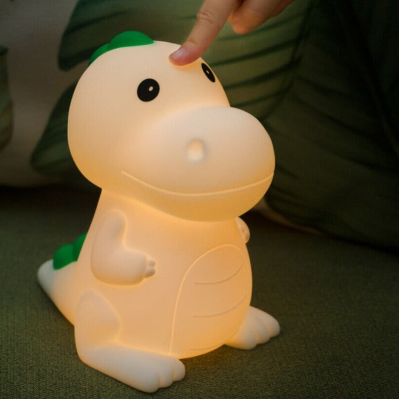 Dinosaur Silicone LED Night Light Cartoon Children - Kawaiies - Adorable - Cute - Plushies - Plush - Kawaii