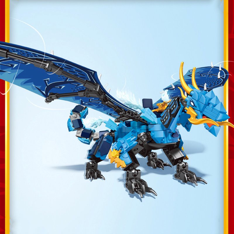 Dragonheart and Blue Thunder Building Blocks  | NEW - Kawaiies - Adorable - Cute - Plushies - Plush - Kawaii