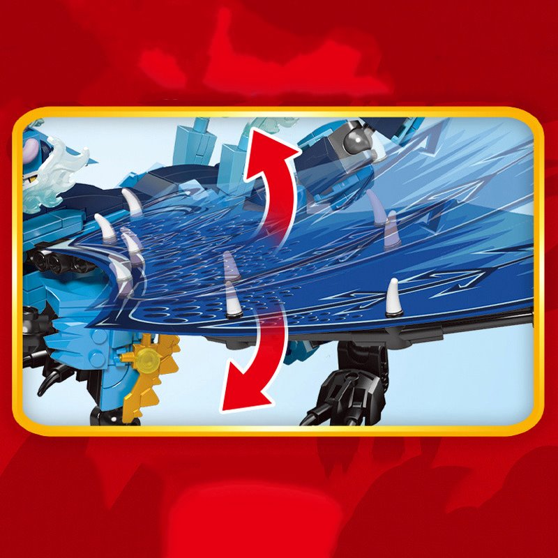 Dragonheart and Blue Thunder Building Blocks  | NEW - Kawaiies - Adorable - Cute - Plushies - Plush - Kawaii