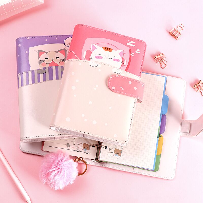 Dreamy Sleeping Cats Journal Set - Kawaiies - Adorable - Cute - Plushies - Plush - Kawaii