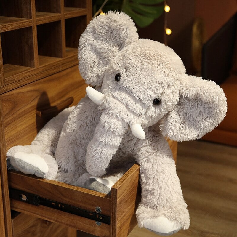 Eco Fluffy Elephant Family - Kawaiies - Adorable - Cute - Plushies - Plush - Kawaii