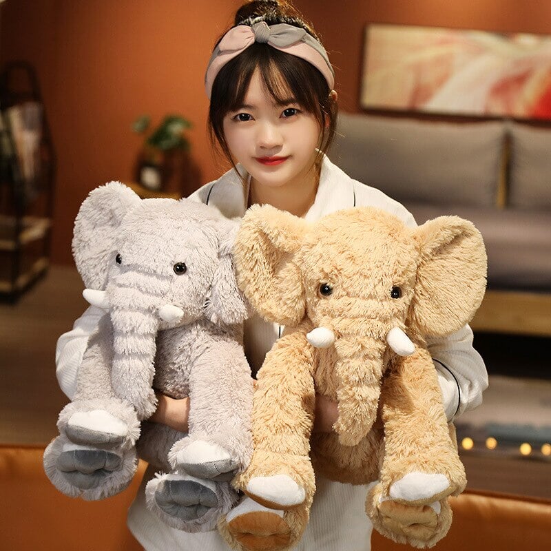 Eco Fluffy Elephant Family - Kawaiies - Adorable - Cute - Plushies - Plush - Kawaii