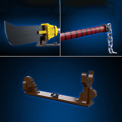 kawaiies-softtoys-plushies-kawaii-plush-Edward Newgate Murakumogiri Guandao Blade and Stand Building Blocks | NEW Build it 