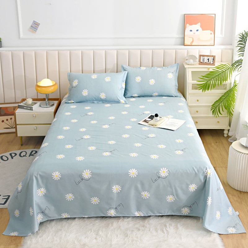 Elegant Blue Pink Floral Bedding Set Collection - Kawaiies - Adorable - Cute - Plushies - Plush - Kawaii