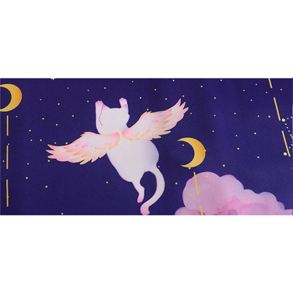 Elegant Sky Clouds Flying Cats Japanese Kimono - Kawaiies - Adorable - Cute - Plushies - Plush - Kawaii