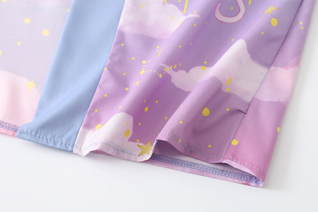 Elegant Sky Clouds Flying Cats Japanese Kimono - Kawaiies - Adorable - Cute - Plushies - Plush - Kawaii