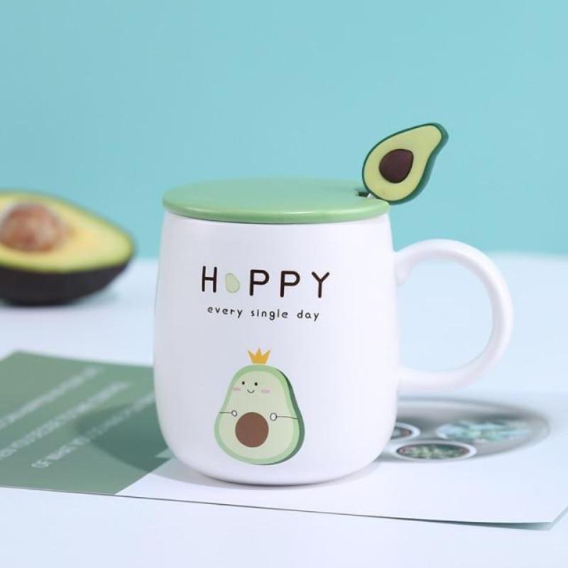Emotional Avocado Mug - Kawaiies - Adorable - Cute - Plushies - Plush - Kawaii