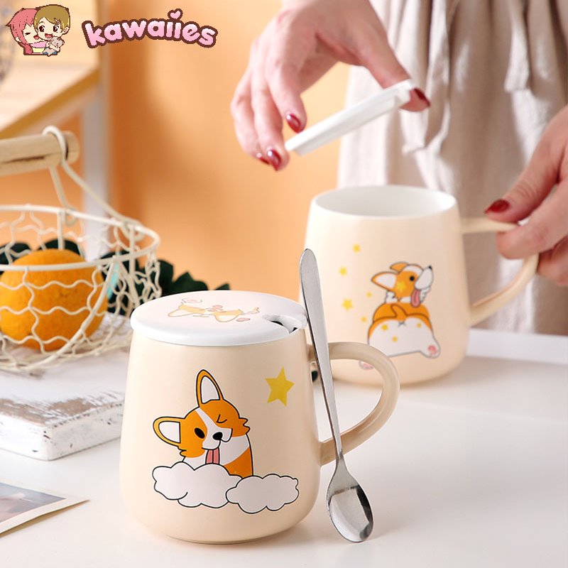 kawaiies-softtoys-plushies-kawaii-plush-Emotional Corgi Mug Home Decor 