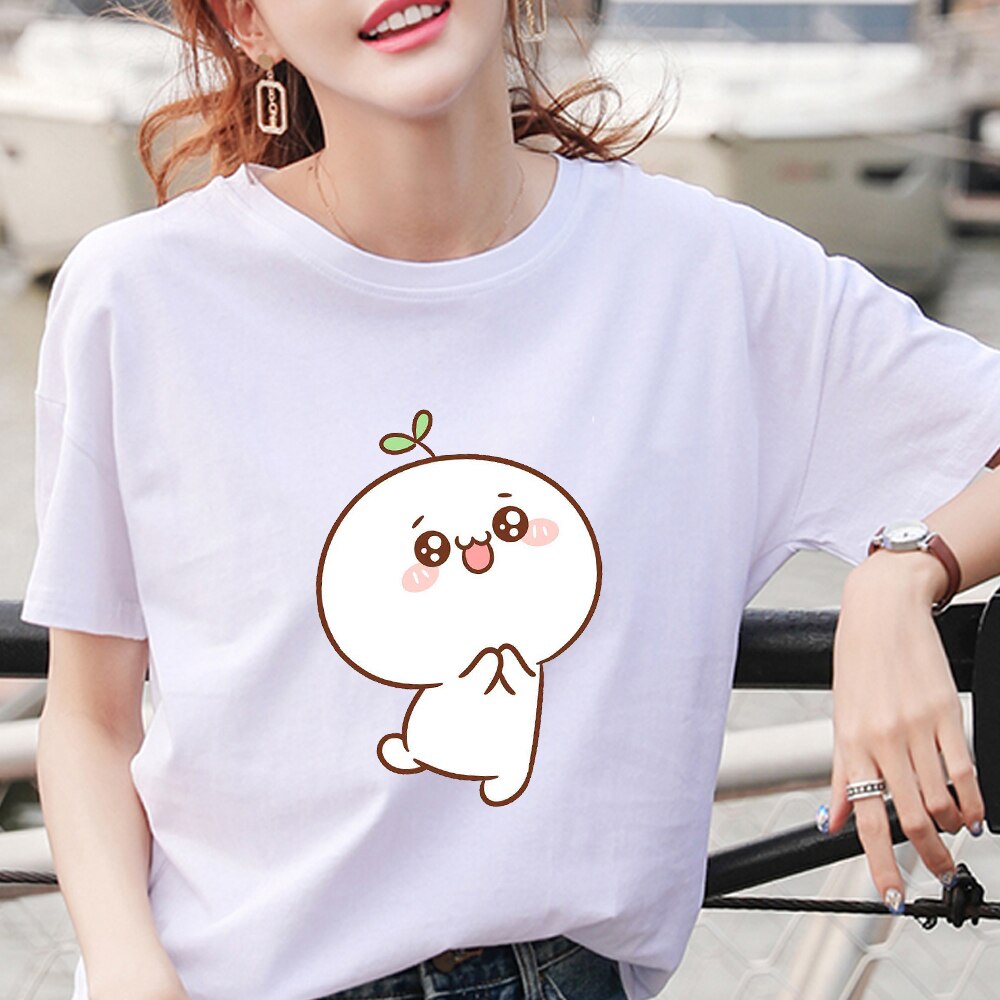 Emotional Snowball Cotton Tee-shirt - Kawaiies - Adorable - Cute - Plushies - Plush - Kawaii